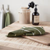 Set of Two Olive Green Waffle Dish Cloths