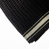 Set of Two Black Waffle Dish Cloths