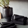Set of Two Black Waffle Dish Cloths