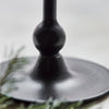 Small Black Iron Candle Holder - Two Sizes