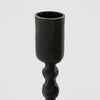 Rustic Iron Bobble Candlestick - Two Size Options