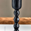 Rustic Iron Bobble Candlestick - Two Size Options