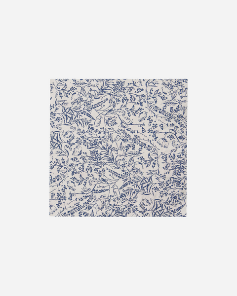 House Doctor Paper Napkins - Flower - Blue