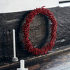 Red Wooden Bead Wreath