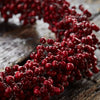 Red Wooden Bead Wreath