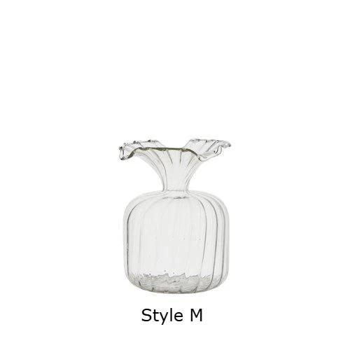 Mini Clear Glass Bud Vase Selection