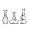 Mini Clear Glass Bud Vase Selection