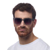 Okkia Sunglasses - Giovanni - Translucent Smoke - Black Gradient Lens