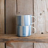 Cornflower Mug - Brushed Light Blue - Large  - Set of Two - Kindred Mugs