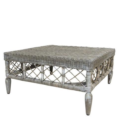 Woven Rattan Coffee or Side Table