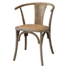 French Style Wicker Wishbone Chair