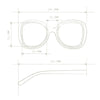 Okkia Sunglasses - Anna - Black/Rose