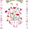 Blooming Lovely - Flowers - Linen Tea Towel