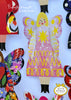 Stardust Butterfly Woman Sitting Greeting Card