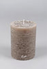 Rustic Pillar Candles - Mouse Grey, Taupe, White Asparagus or Anthracite - Greige - Home & Garden - Chiswick, London W4 