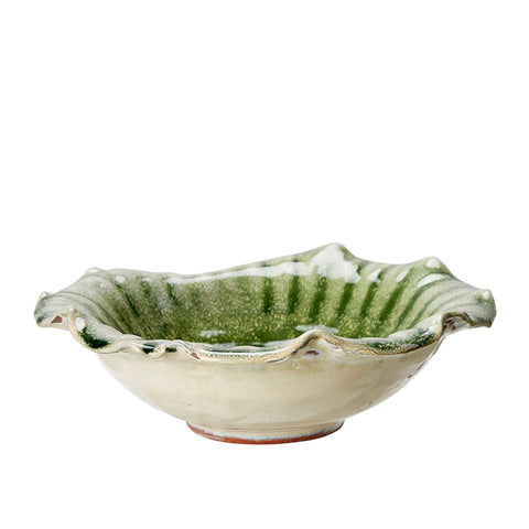 Green Melange Terracotta Bowl