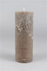 Rustic Pillar Candles - Mouse Grey, Taupe, White Asparagus or Anthracite - Greige - Home & Garden - Chiswick, London W4 