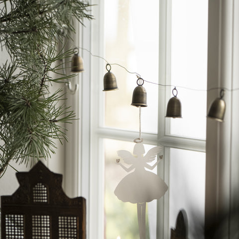 Antique Brass Coloured Bells Garland