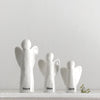 Set of Three Porcelain Angels