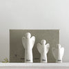 Set of Three Porcelain Angels
