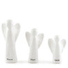 Set of Three Porcelain Angels