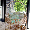 Four Handcrafted Glass Tumblers - Antique Green