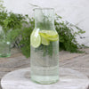 Handcrafted Glass Caraffe - Antique Green