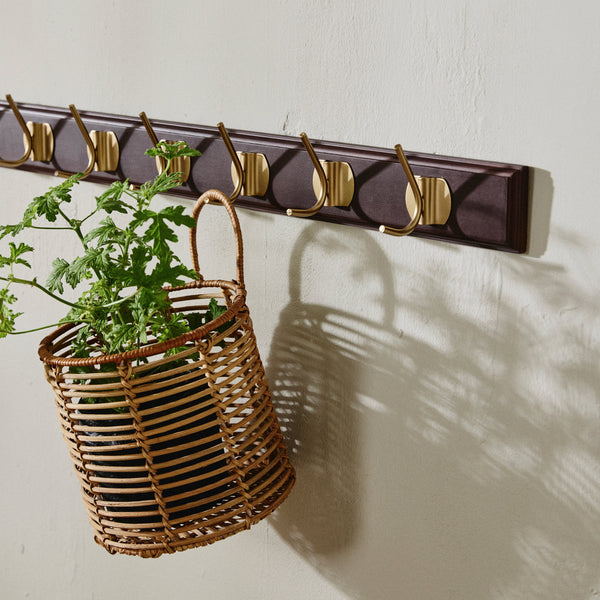 Hanging Woven Rattan Basket