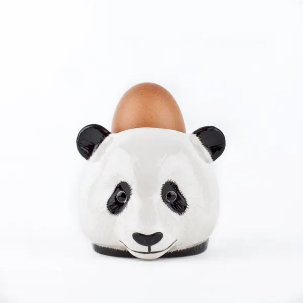 Panda Face Egg Cup by Quail Ceramics