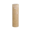 Tall Honey Beeswax coloured rustic pillar candle 10x35cm