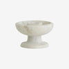 Felicity Marble Candle Holder - White
