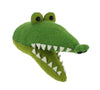 Mini Crocodile Felt Wall Head by Fiona Walker, England