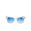 Okkia Sunglasses - Giovanni - Translucent Clear - Blue Lens