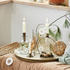 Antique Brass Bottle Candleholder