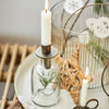 Antique Brass Bottle Candleholder