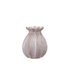 Pink Stoneware Seed Pod Shaped Vase - Two Size Options