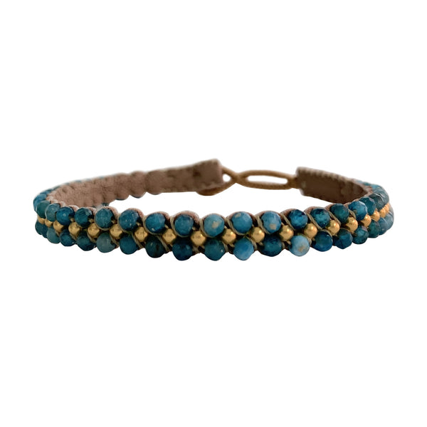 Bee Bracelet - Apatite- Ibu Jewels