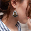 Nahua Apo Earrings - Anthracite