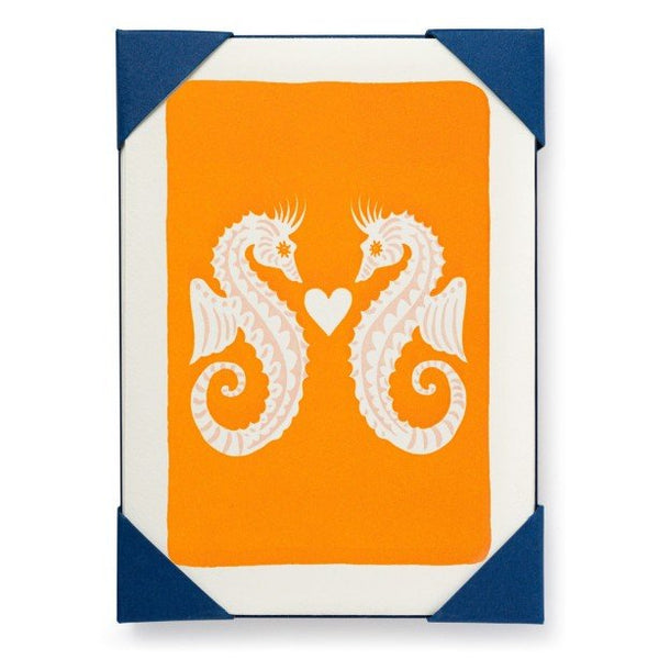 Archivist Pack of Five Notelets Seahorses