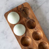 Acacia Wood Egg Tray