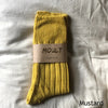 Alpaca Bed Socks Mustard Made in England