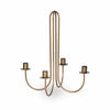 Antique Brass Cluster Candelabra for Four Candles