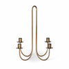 Antique Brass Cluster Candelabra for Four Candles