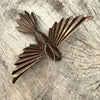 Antique Brass Hanging Bird in Flight Ornament