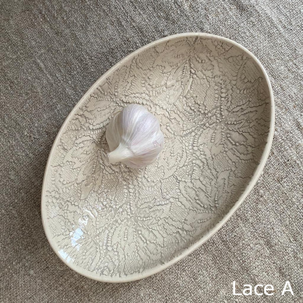 Wonki Ware Oval Bowl - Small - Warm Grey
