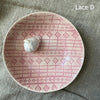 Wonki Ware Small Spaghetti Bowl - Pink Lace