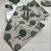 Four Recycled Cotton Napkins - Artichoke - Burnt Olive
