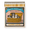 Long Matches in Letterpress Printed Box Puppy Love