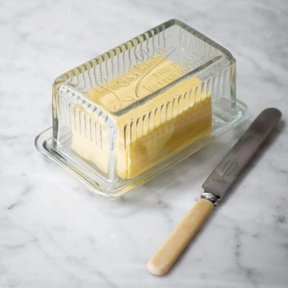Classic Louella Glass Butter Dish