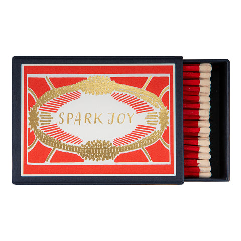 Letterpress Printed Keepsake Matchbox - Spark Joy